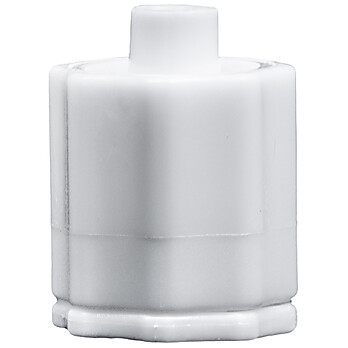 Cole-Parmer® Cleanroom Male Luer Lock Plug and Nut Assemblies, Straight Adapter, Medical Nylon