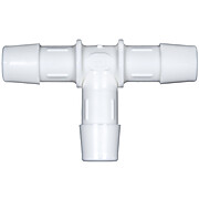 Cole-Parmer® Cleanroom Hose Barb Fittings, Tee Union, Medical Nylon