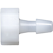Cole-Parmer® Cleanroom Large-Bore Male Luer to Hose Barb Fittings, Straight Adapter, Natural Nylon