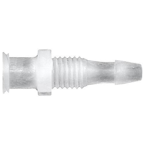 ColeParmer® Cleanroom PanelMount Female Luer to Hose Barb Fittings