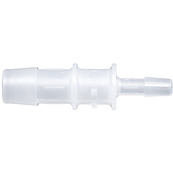 Cole-Parmer® Cleanroom Hose Barb Fittings, Straight Reducer, Animal-Derivative-Free Polypropylene