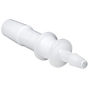Cole-Parmer® Cleanroom Hose Barb Fitting, Straight Reducer, High-Density Polyethylene
