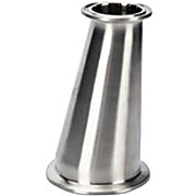 Cole-Parmer® Sanitary Clamp Fittings, Straight Eccentric Reducer, 316 Stainless Steel