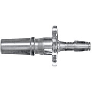 Cole-Parmer® Cleanroom Stationary Male Luer Lock to Barb Fittings, Straight Adapter, Animal-Derivative-Free Polypropylene