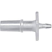 Cole-Parmer® Cleanroom Rotating Male Luer Lock to Barb Fittings, Straight Adapter, Animal-Derivative-Free Polypropylene