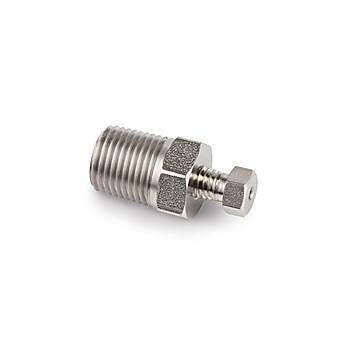 Male Pipe to Valco Internal Adapter (Stainless Steel)