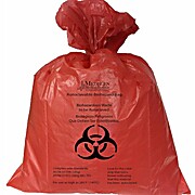 Dual Tested Autoclavable Biohazard Bags Polypropylene w/Indicator, Flat Seal, Coreless Roll