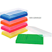 PCR WorkRack with lid, assorted colors