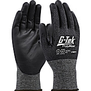 Seamless Knit PolyKor® Blended Glove with Polyurethane Coated Flat Grip on Palm & Fingers