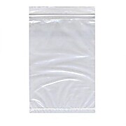 3"W x 4"H, 2 Mil Clear Zip Bags CS/1000