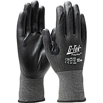 Seamless Knit PolyKor® Blended Glove with Nitrile Coated Foam Grip on Palm & Fingers