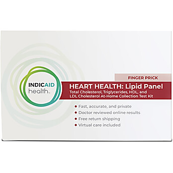 INDICAID Health At Home Collection Kit Heart Health 3