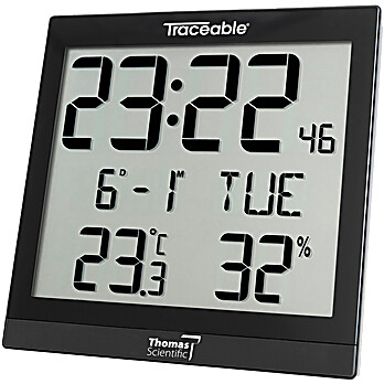 Thomas Traceable Digital Radio Atomic Wall Clock