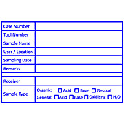 Cleanroom Bottle Label, Blue (UV Ink)