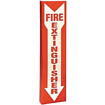 Tall Fire Extinguisher Signs