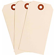 Blank Manila Tags, 4.75" H x 2.375" W, Cardstock 1000PK