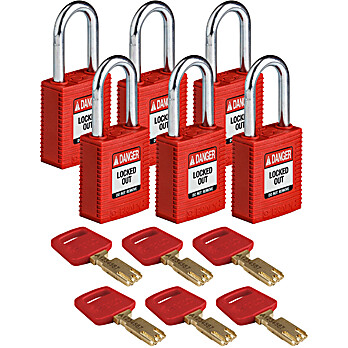 SafeKey Nylon Lockout Padlocks