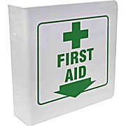 First Aid, Eyewash & Medical Sign - Acrylic, High Visibility L-Style
