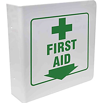 First Aid, Eyewash & Medical Sign - Acrylic, High Visibility L-Style
