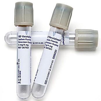 Vacutainer® Venous Blood Collection Tube Sodium Fluoride / Potassium Oxalate Additive