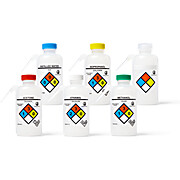 labForce® Unitary 4 Color Wash Bottles, LDPE