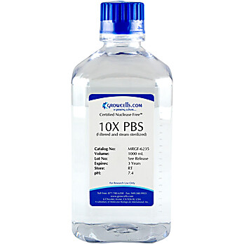 10X PBS (Phosphate Buffered Saline) pH 7.4