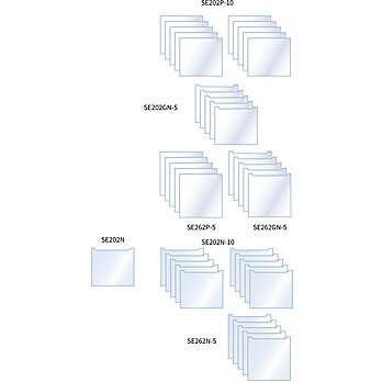Small Glass and Alumina Plates for Mini Vertical Units