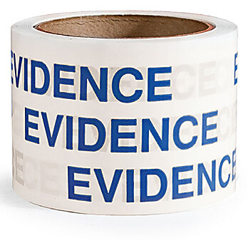 Boxer Tape Roll Blue Print On White Background