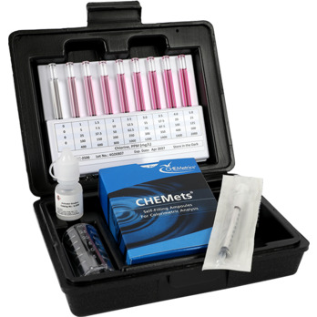 Chlorine HR CHEMets® Test Kit (0-125 ppm)