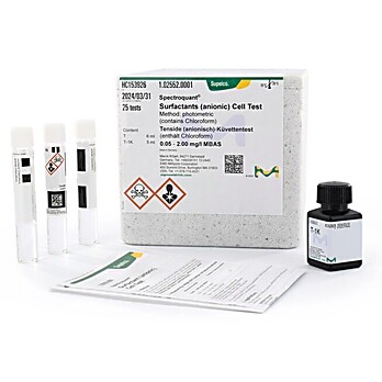Surfactants (anionic) Test, photometric