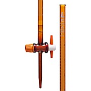 Glass Burettes, PTFE Stopcock, Class A