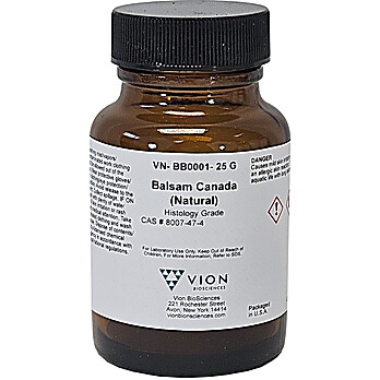 Balsam Canada, Natural, Histology Grade 