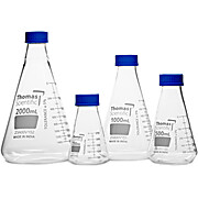 Glass Erlenmeyer Flasks with GL-45 Screw Cap