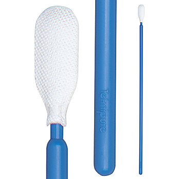 Teknipure Microfiber Woven Medium Head Swab with long handle, 6.417" (16.30 cm)