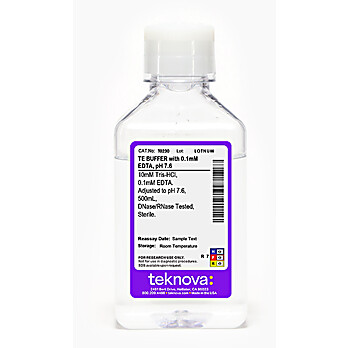 TE Buffer with 0.1 mM EDTA, pH 7.6, RNAse/DNAse Tested, Sterile
