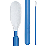 Teknipure Microfiber Nonwoven Medium Head Swab with long handle, 6.417" (16.30 cm)