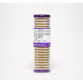 Terrific Broth Agar Plates with Kanamycin-50, Sterile