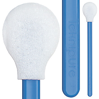 Teknipure Round Head Foam Swab, 5.178" (13.15 cm)