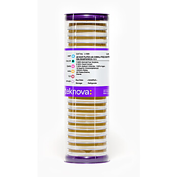 LB Agar Plates with Animal-Free Soytone & Chlor-12.5, Sterile