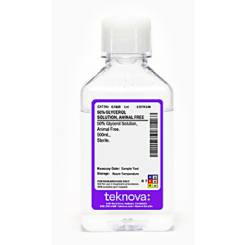50% (v/v) Glycerol Solution, Animal Free, Sterile