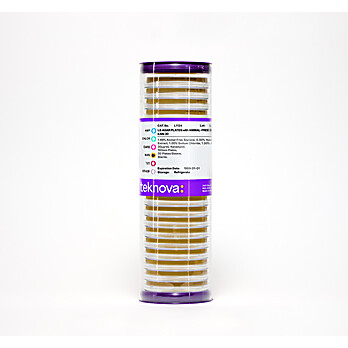 LB Agar Plates with Animal-Free Soytone and Kanamycin-30, Sterile
