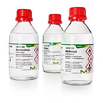 LiChrosolv Ultra-High Purity Solvents for PFAS Testing