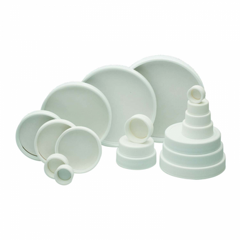 White Polypropylene Screw Cap with Foamed PE Liner