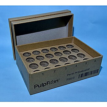 PulpFixin 2D AutoBox for 4ml Glass Vials with 2D Barcodes Sample Storage