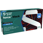 force™ black Nitrile Gloves