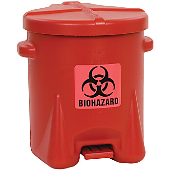 Biohazardous Waste Cans