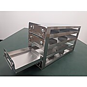 Upright Sliding Tray Racks for Standard 2" Boxes