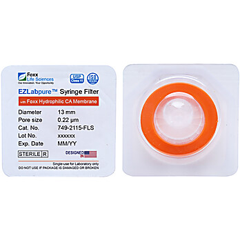 EZlabpure™ Cellulose Acetate (CA) Syringe Filter