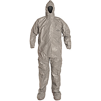 Tychem® 6000 Coveralls with Elastic Wrists & Attached Socks