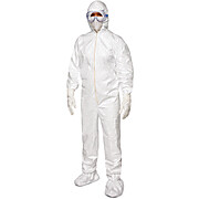 IsoClean IC105S Coveralls with Hood and Boots, Clean Processed